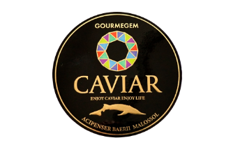 GOURMEGEM CAVIAR (black) label